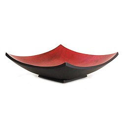 Mango Wood Red and Black Tray/ Platter (Thailand)