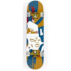 California Advanced Sports Green Face Skateboard