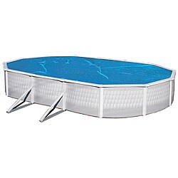 Above-ground 21x41-foot Oval 8-mil Solar Blanket