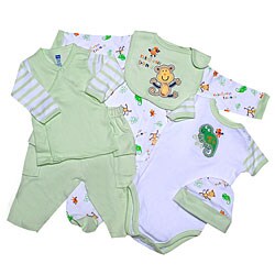 Organic Infant Boy's 6-piece New Baby Gift Set Size 0-3 Months