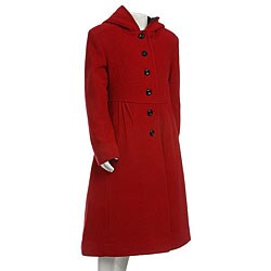 Rothschild Big Girl's Hooded Wool Coat