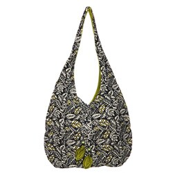Block Printed Handmade Leaf-print Beach bag (India)