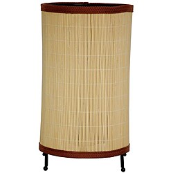 Japanese-style 11-inch Round Shika Rattan Lantern (China)