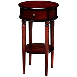 Antique Mahogany Finish Round Side Table