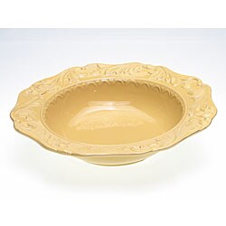 Certified International Firenze Gold 14-inch Serving Bowl
