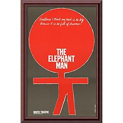 'Elephant Man' Vintage Framed Art Print