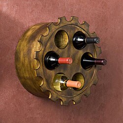 Gear Wall-mounted Wine Rack