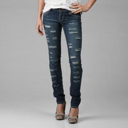 Jake Jeans Women's Allie Varied Shredding Skinny Jeans