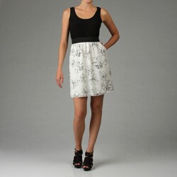 Jump Girl Women's Black/White Tank Top Dress