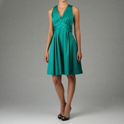 Calvin Klein Women's Shutter Pleat Dress