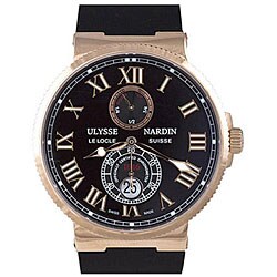 Ulysse Nardin Men's Maxi Marine 18k Rose Gold Chronometer Watch