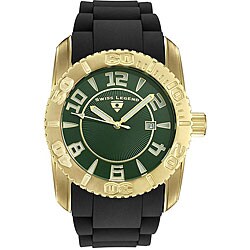 Swiss Legend Men's Commander Black Rubber Watch