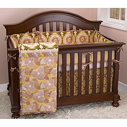 Cotton Tale Garbo Girl's 4-piece Crib Bedding Set