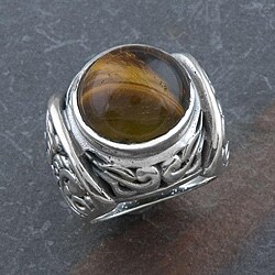 Sterling Silver Tiger's Eye Ring (Thailand)