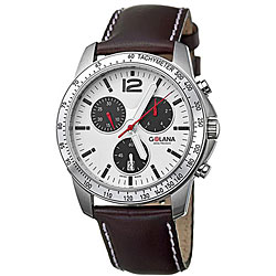 Golana Swiss Men's 'Terra Pro 200' White Dial Stainless Steel Strap Watch