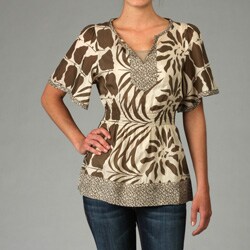 Trinity Women's Cotton/Silk Woven Top