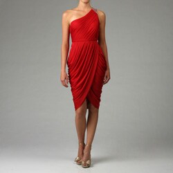 JS Boutique Women's One-shoulder Tulip Hem Dress