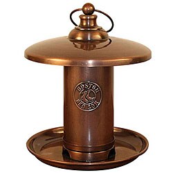 Boston Red Sox Copper Bird Feeder