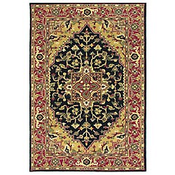 Hand-tufted Heriz Wool Rug (5' x 8')