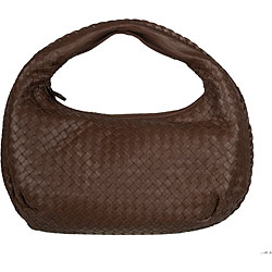 Bottega Veneta Brown Small Woven Hobo