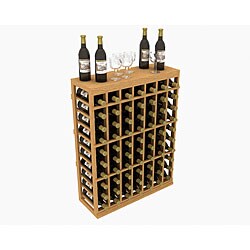 Grotto Individual Half Wine Rack with Table Top- 70 Bottle Capacity