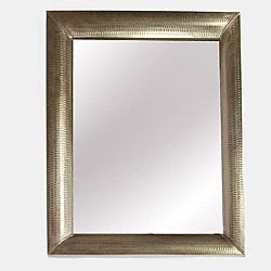 Nickel-plated Iron Antique Mirror Frame (India)