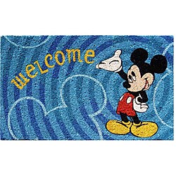 Disney's Mickey Mouse 'Welcome' Doormat 18" x 30"