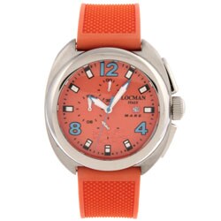 Locman Men's Mare Collection Titanium Orange Oversized Watch