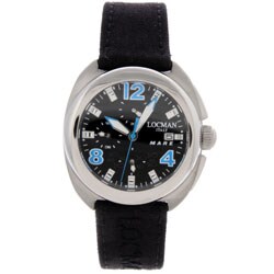 Locman Men's Mare Collection Titanium Black Watch