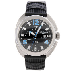 Locman Men's Mare Collection Titanium Black Oversized Watch