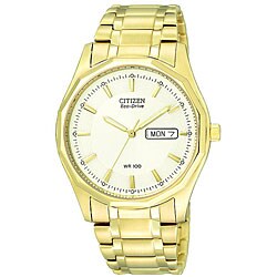Citizen Men's Eco-Drive Goldtone Stainless Steel Watch