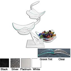 Gourmet Display Ribbon Tier with Glacier Acrylic Bowls