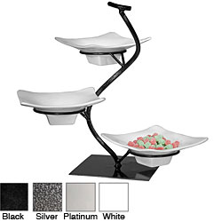 Gourmet Display Vine Tier with 360 Porcelain Bowls