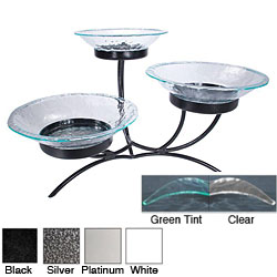 Gourmet Display Tanya Tier with Textured Acrylic bowls