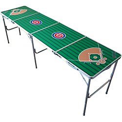 Officially Licensed MLB Chicago Cubs Tailgate Table with Net