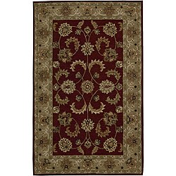 Hand-tufted India House Red Wool Rug (2'6 x 4')