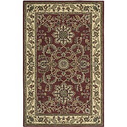 Hand-tufted India House Red Wool Rug (2'6 x 4')