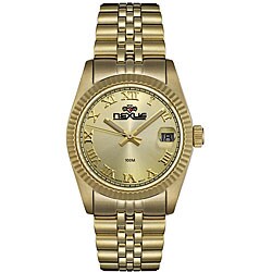 Nexus Women's Goldtone Stainless Steel Dial Watch