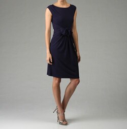Max & Cleo Women's Shirred Tie-waist Dress