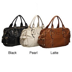 Hype 'Heidi' East/West Leather Satchel