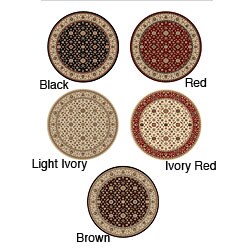 Bentley Vines Multicolor Oriental Rug (8' Round)
