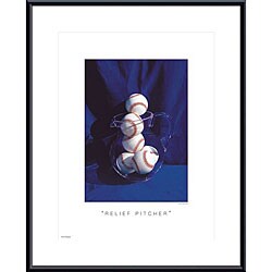 Don Marquess 'Relief Pitcher' Framed Print Art