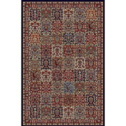 Panel Red Oriental Rug (9'3 x 12'6)