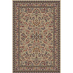 Sarouk Ivory Oriental Rug (2'7 x 4'1)