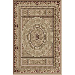 Aubusson Ivory Oriental Rug (2'3 x 7'7)