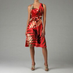 Julian Taylor Women's Printed ITY Dress