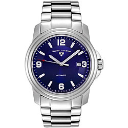 Swiss Legend Men's Stainless Steel Reserve Blue Dial Watch
