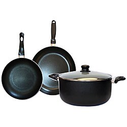 Alpine Cuisine 4-piece Aluminum Nonstick Cookware Set
