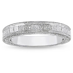 14k White Gold 3/4ct TDW Diamond Anniversary Ring (H-I, I2-I3)