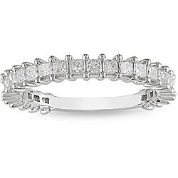 14k White Gold 1ct TDW Diamond Anniversary Ring (H-I, I2-I3)